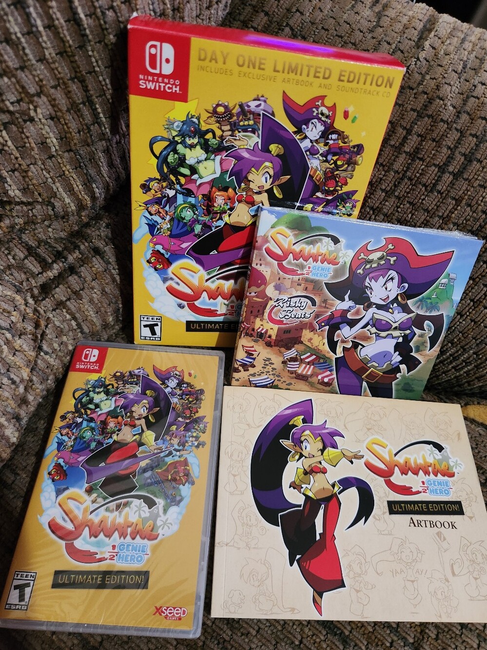 Shantae: Half-Genie Hero Ultimate Day One Ed Nintendo Switch Game CD Sealed Read